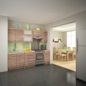 Köögikomplekt Milo Z.3 240/180 (Värv: MILO 6/ Tööpind: Tamm kuldne)